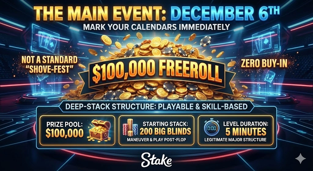 Stake Freeroll Main event